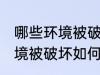 哪些环境被破坏怎样保护环境 哪些环境被破坏如何保护环境