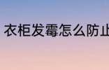 衣柜发霉怎么防止 衣柜发霉如何防止